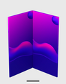 L-Shaped Fabric Banner Display