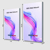 Non-Backlit Wall-Mounted SEG Fabric display - 20mm Depth