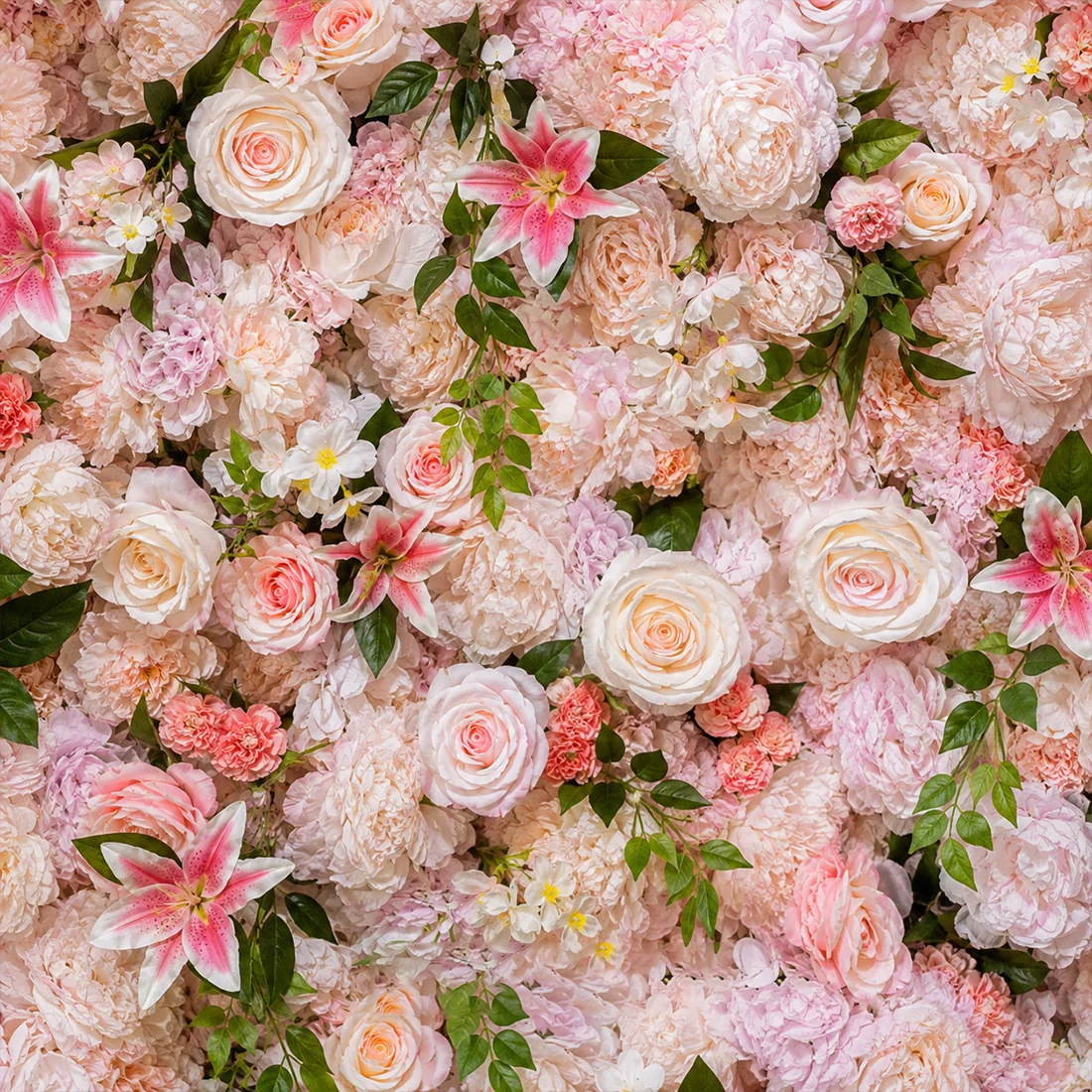 Artificial Floral Event Wall Backdrop – Style 60