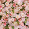 Artificial Floral Event Wall Backdrop – Style 60