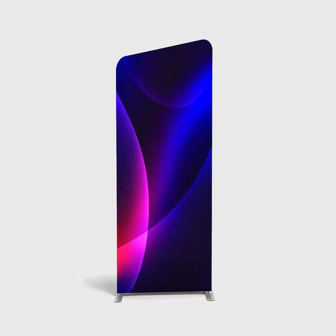 Portable Inclined Fabric Exhibit Display