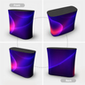 Rectangle Fabric Display Counter (For Podium & Booth Exhibitions)