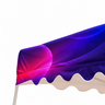 3m x 3m Canopy Tent with Scalloped Valances and Curtains