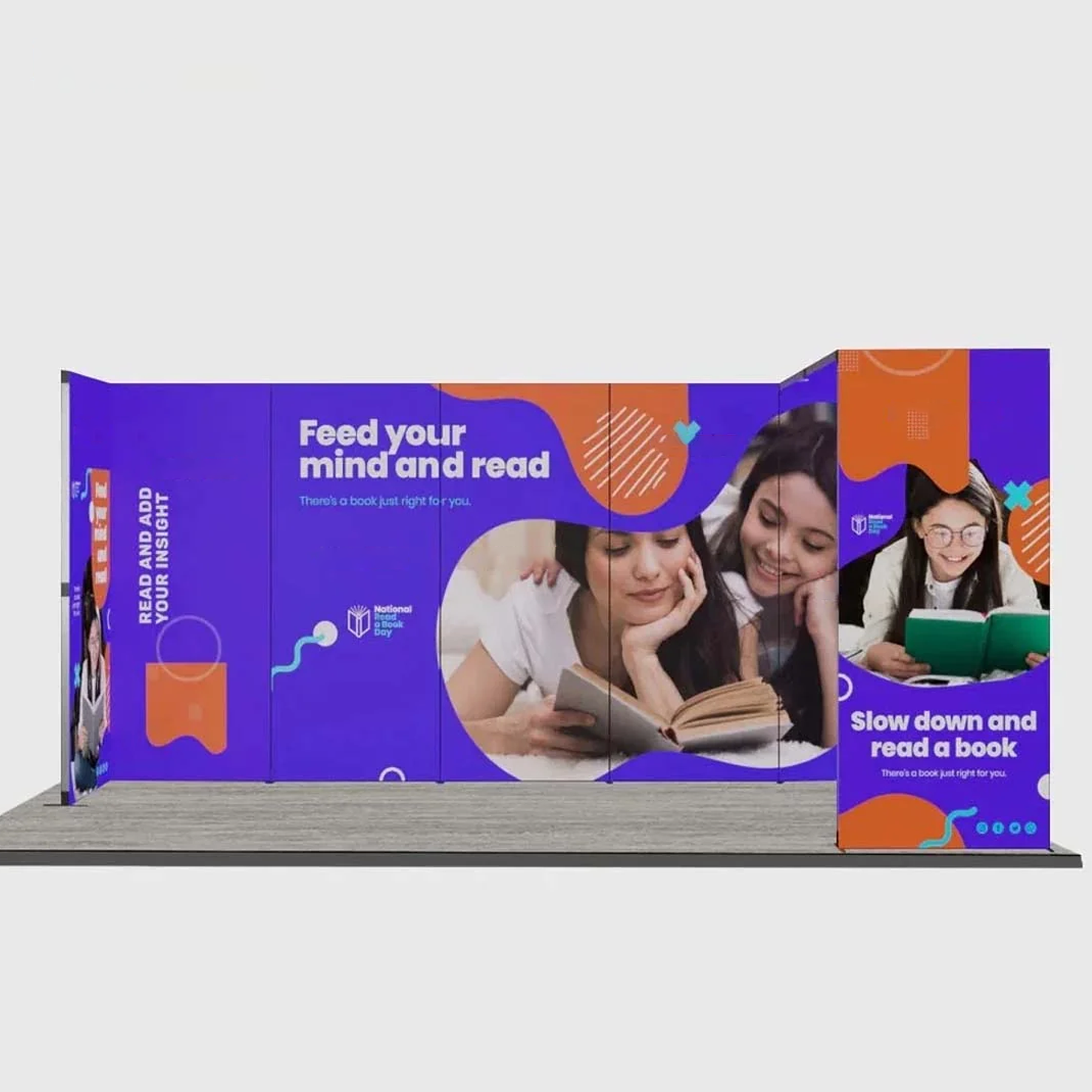 6m Folding SEG Booth Kit with Arch & Corner Sidewall
