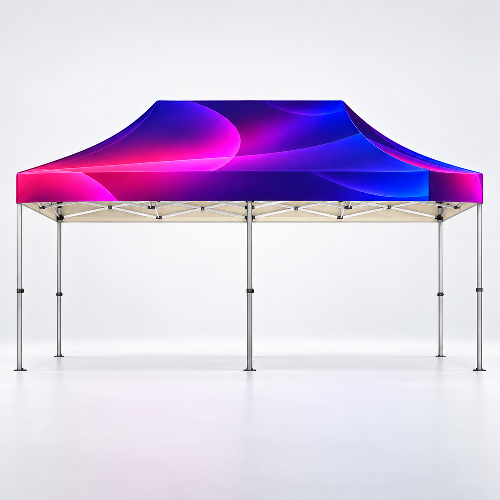 Lighted Canopy Tent – 6m x 3m (LED Frame)