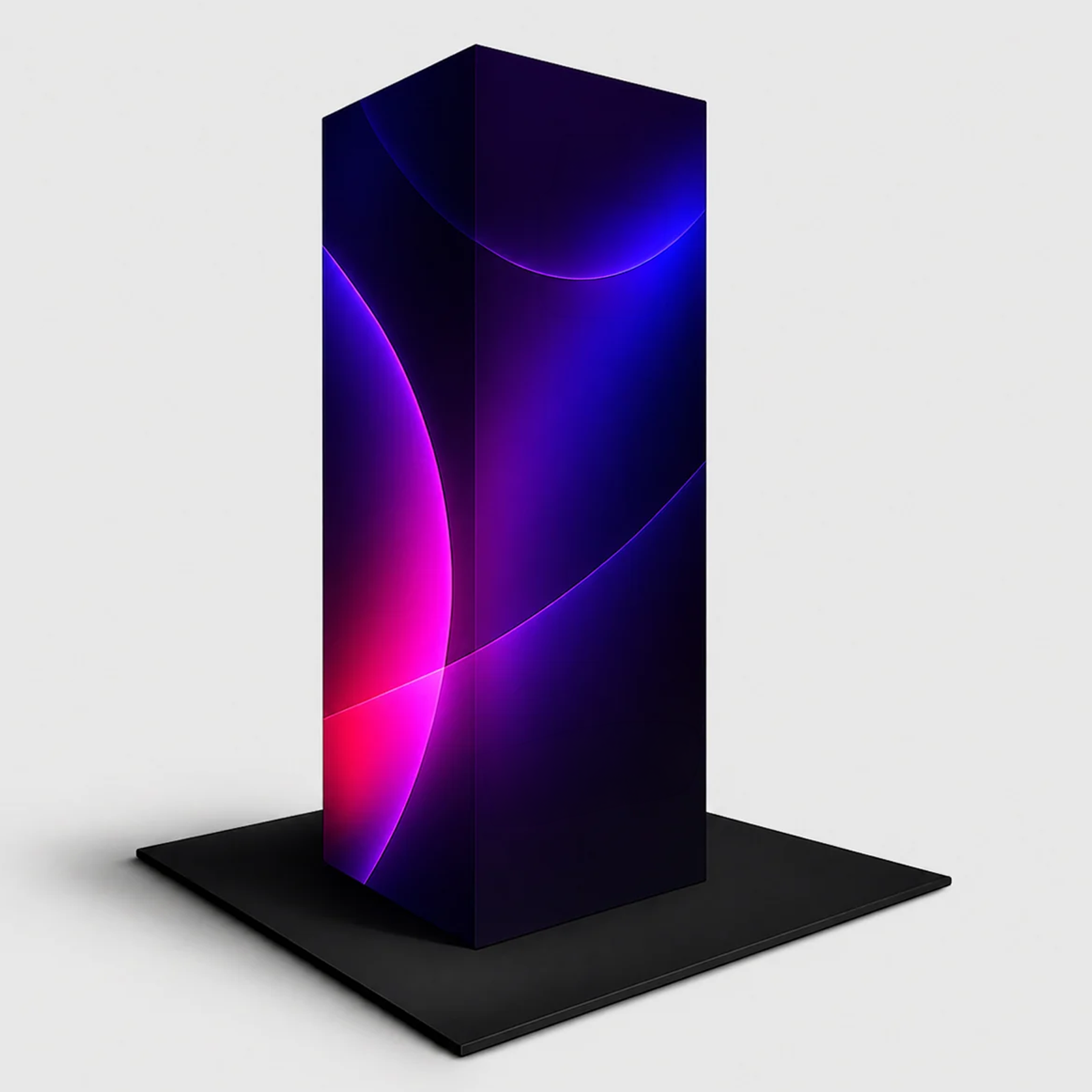 Modular EZ Cubic Fabric Tower Display