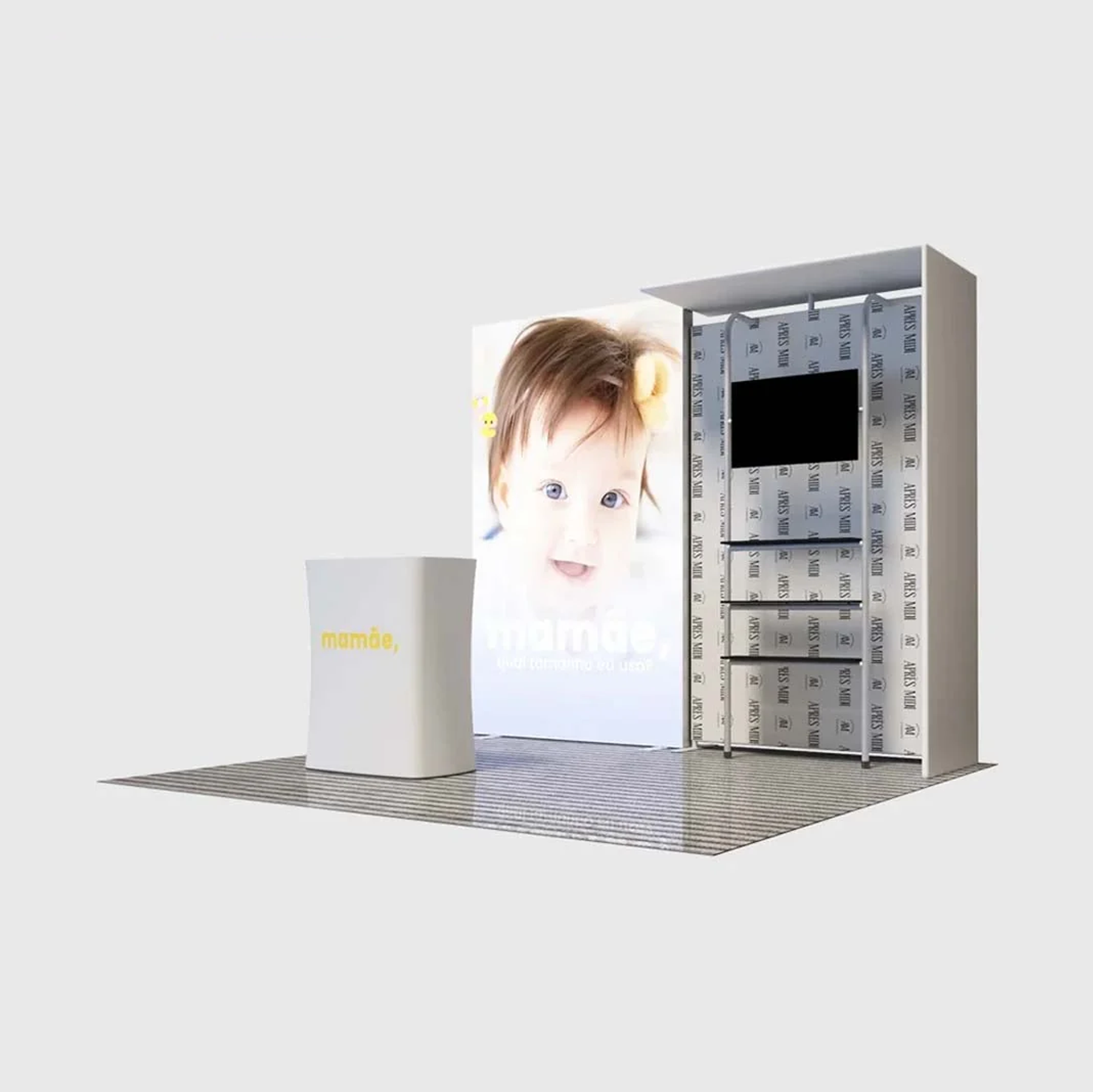 3x3m Backlit SEG Fabric Wall Display