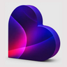 3D Heart Shape Backdrop