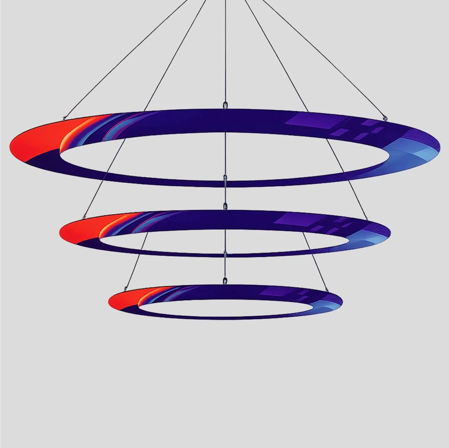 Tiered Ring Hanging Banner