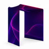Entrance Arc Display Media Wall for Exhibition Booth