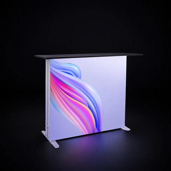 SEG Fabric Light Box Display Counter – 1m H Height