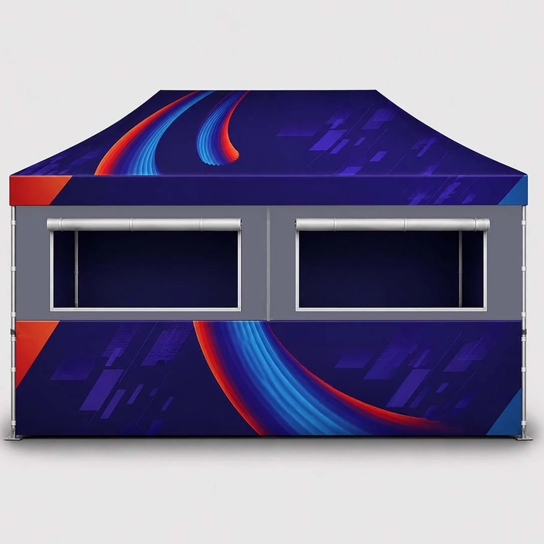 4.5m x 3m Fabric Food Booth Canopy Tent