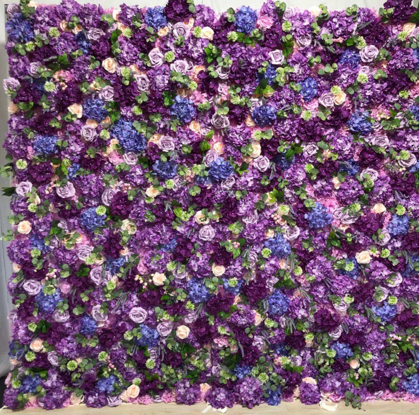 Artificial Floral Event Wall Backdrop – Style 14