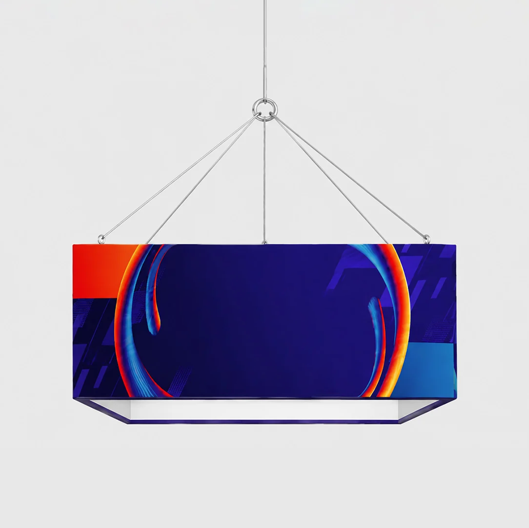 Sky Tube Square Hanging Banner