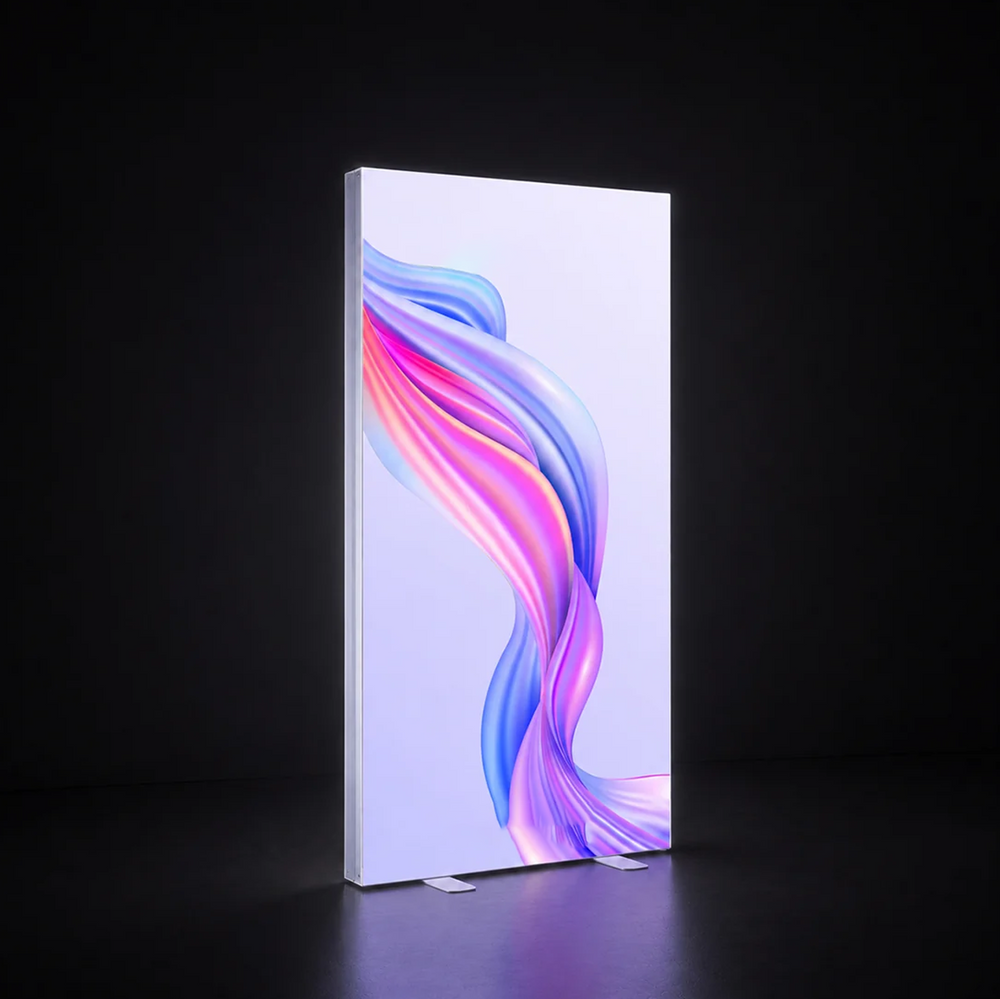 SEG Frameless Fabric Led Light Box Display - 1m W x 2m H