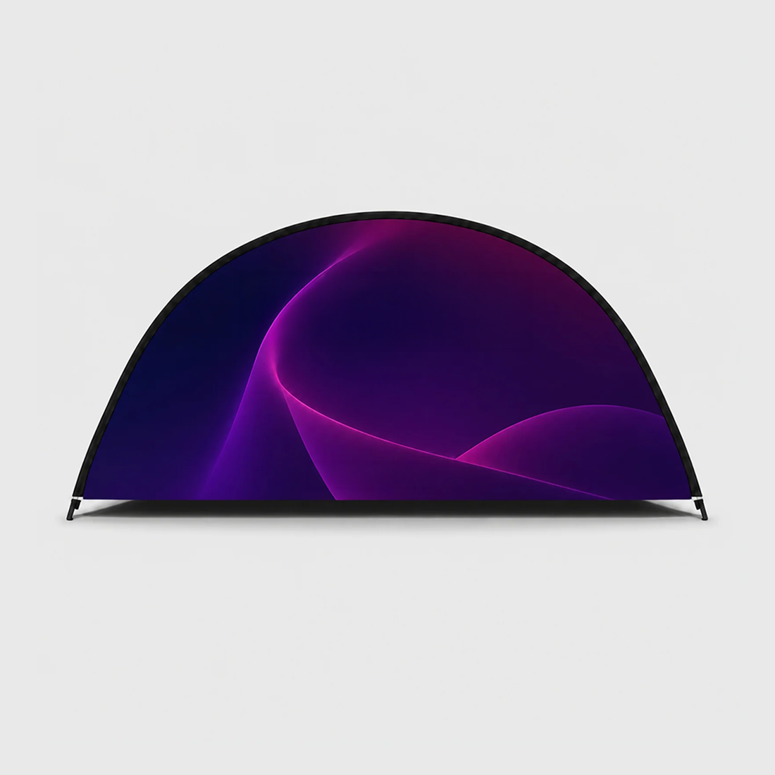 Semi-Circle Fabric Pop Up Banners (Double Side Printed)