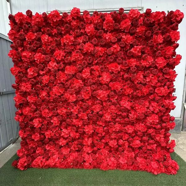Artificial Floral Event Wall Backdrop – Style 38