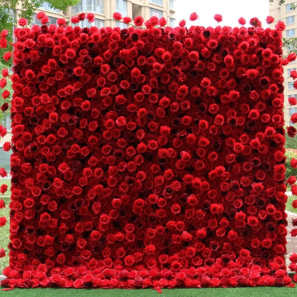 Artificial Floral Event Wall Backdrop – Style 42