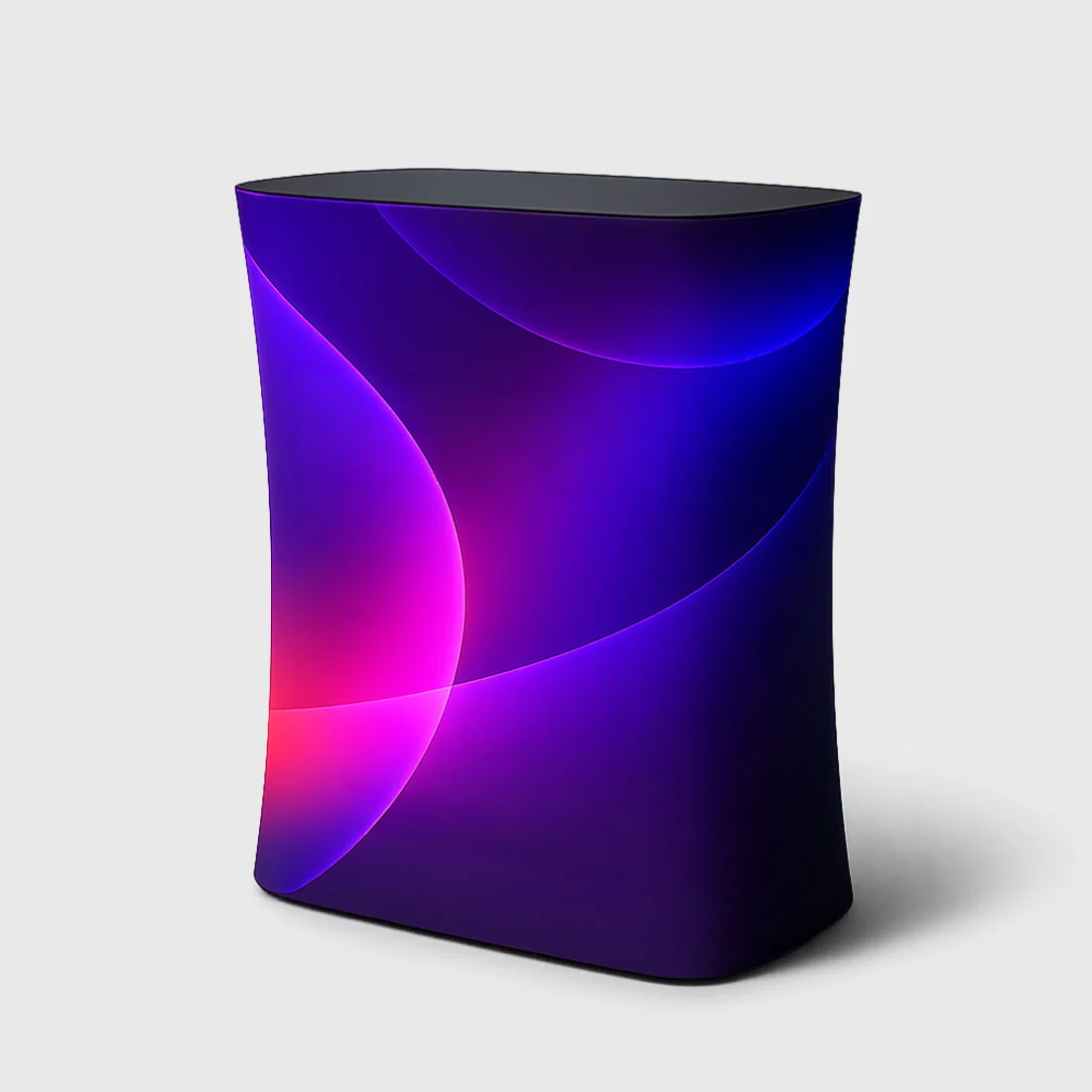 Backlit Fabric Rectangle Pop Up Counter