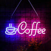 Modular Straight Tension Display with Neon Lights