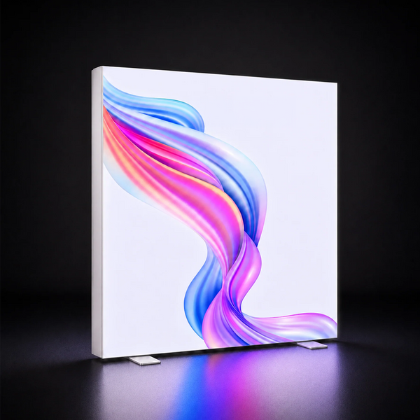 SEG Frameless Fabric Led Light Box Display - 80mm Depth Aluminum Profile