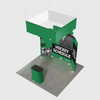 3x3m Magnetic Booth Kit with Hanging Banner & Counter