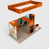 3x6m Magnetic Booth Kit with L-Shape TV Tower & Hanging Banner