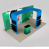 3x6m Magnetic Booth Kit with 2 L-Shape TV Shelf Towers & Counter