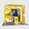 3x3m Square Arch Booth Kit with Backlit Lightbox Counter