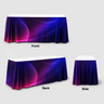 Custom Fitted Table Skirts without Top