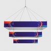 Tiered Square Hanging Banner
