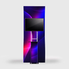 Portable S-Shaped Fabric Exhibit Display