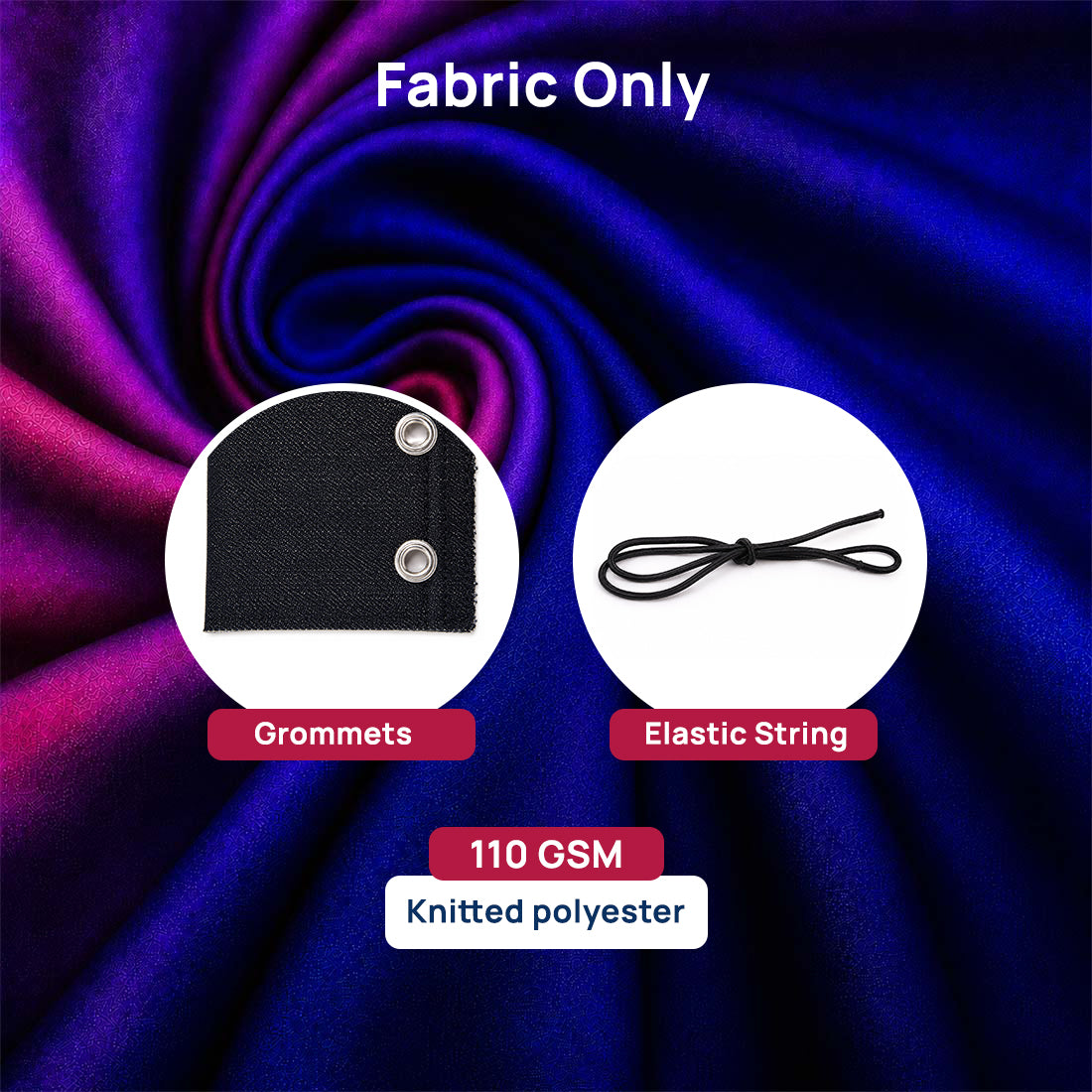 R Shape Fabric Flag