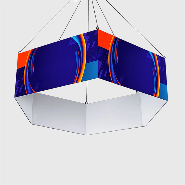 Sky Tube Hexagon Hanging Banner