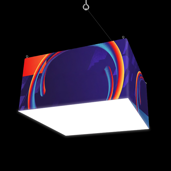 Backlit Cubic Hanging Banner