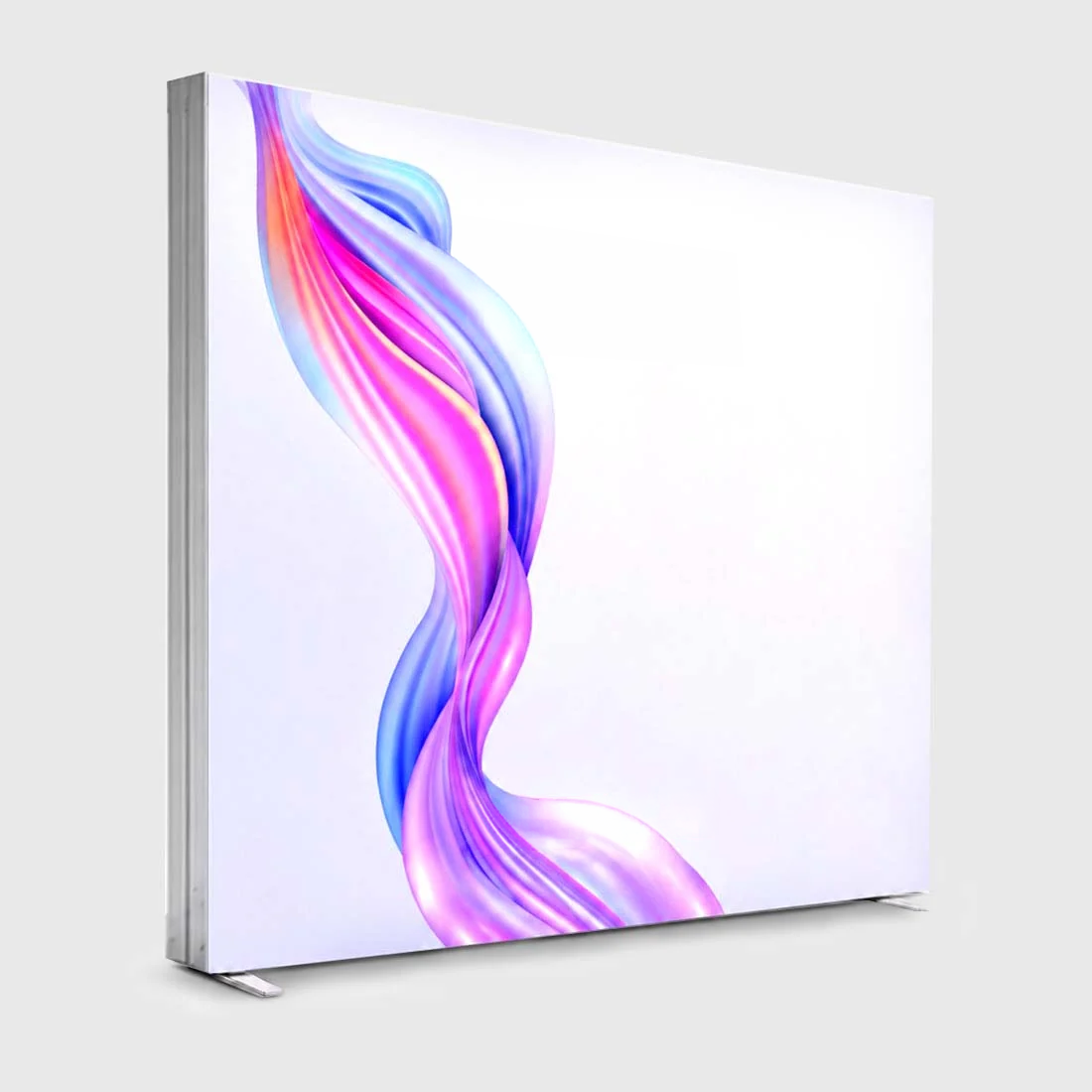Non-Backlit SEG Fabric Media Wall - 3m W