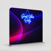 Modular Straight Tension Display with Neon Lights