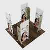 4x3m Magnetic Fabric Booth Wall with 8 Panels