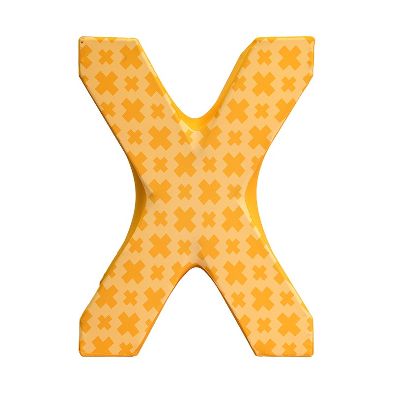 Freestanding 3D Alphabet Stand