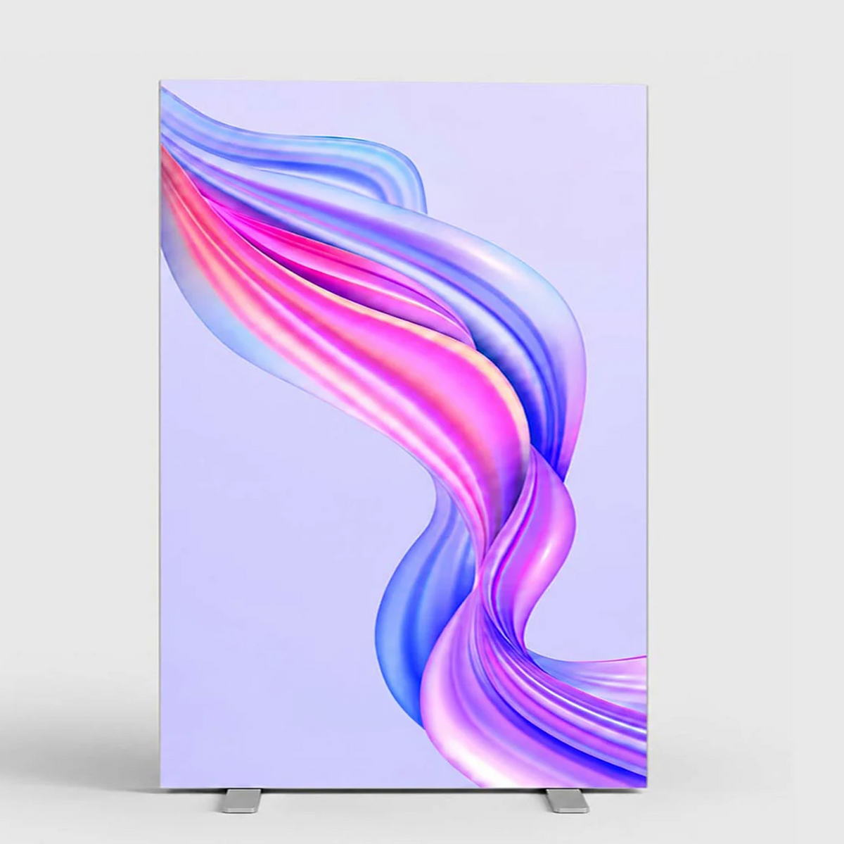 Non-Backlit SEG Fabric Media Wall - 1.2m W x 2m H
