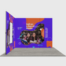3m Folding SEG Backwall Kit with Short Side Returns