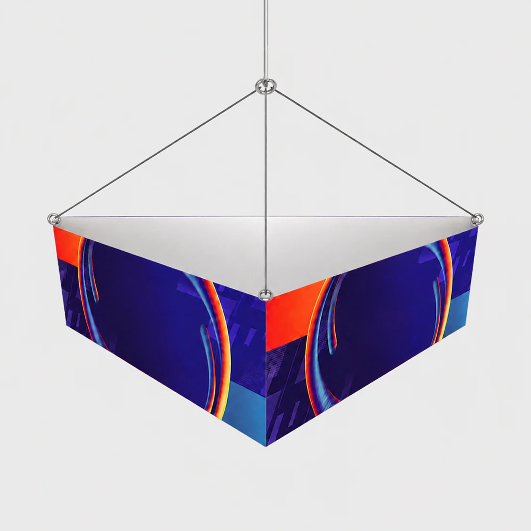 SkyTube Triangle Hanging Banner