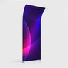 Portable Curved Fabric Exhibit Display