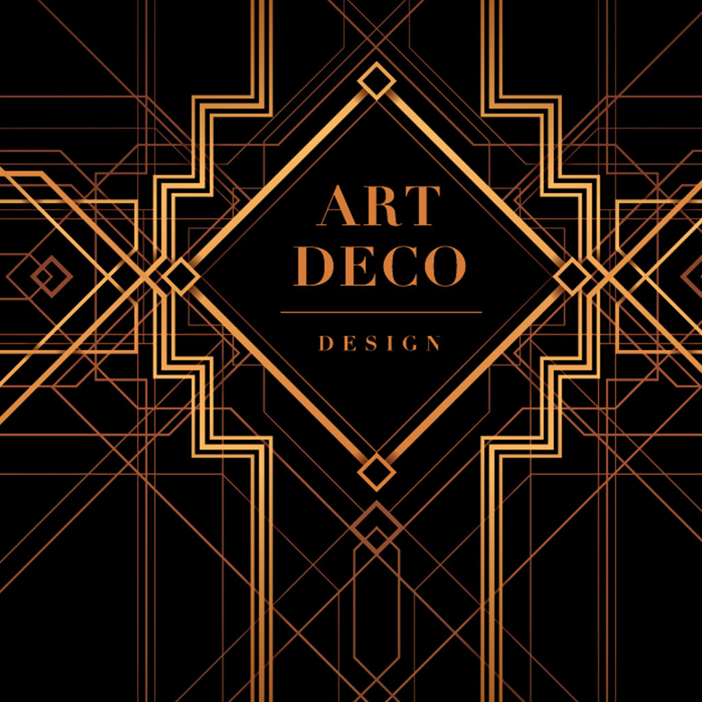 The Great Gatsby Deco Style Vector Backdrop