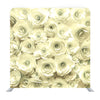 3D floral White Media wall