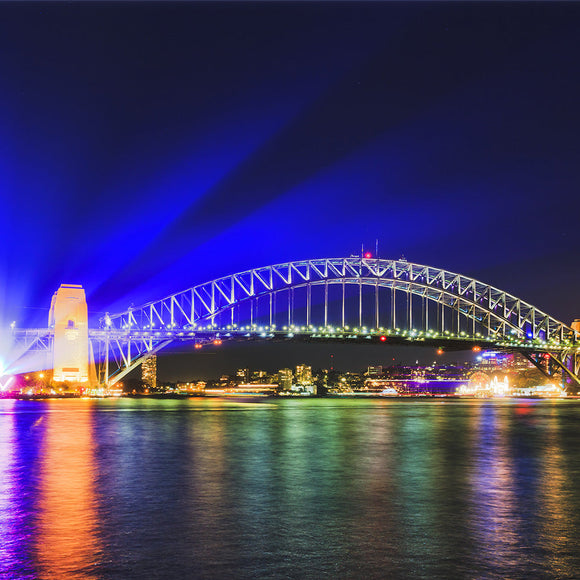 Sydney Light Show Festival Backdrop