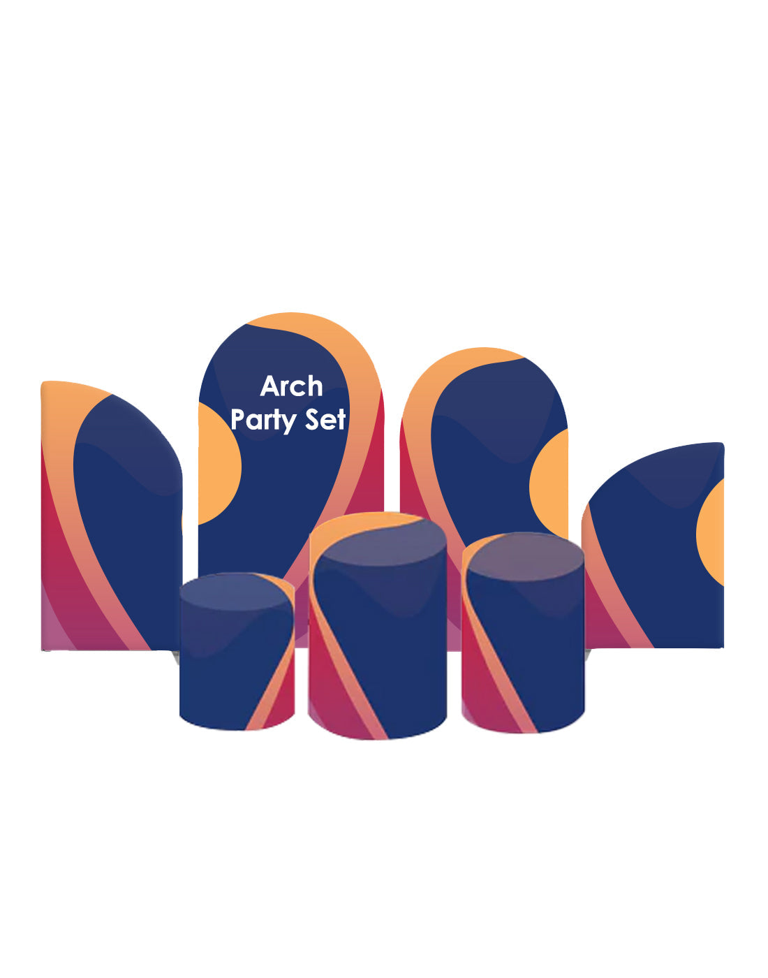 Arch Party Sets - 4 Paredes con Zócalo