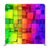 Abstract Background of Colored Cubes Media Wall
