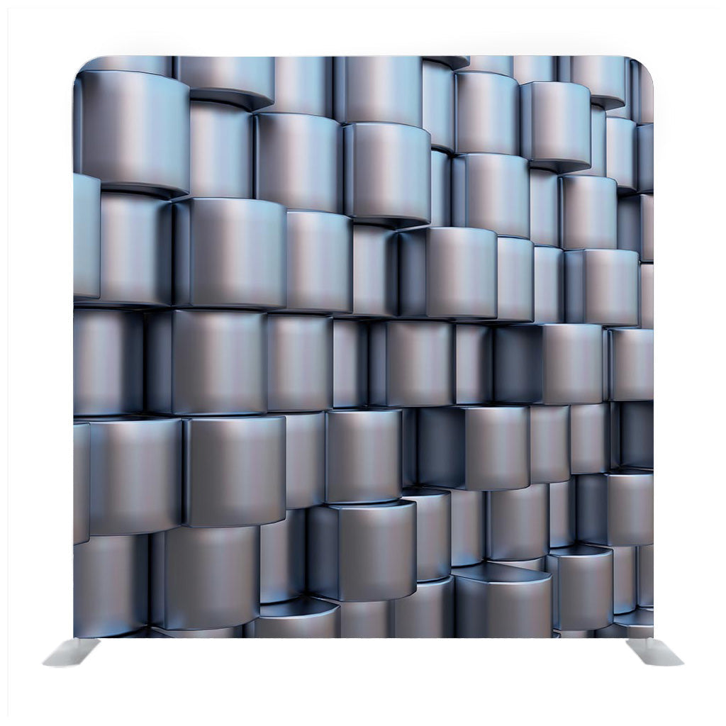 Background Image of Futuristic Concept with Silver cube Elements Pattern Backdrop