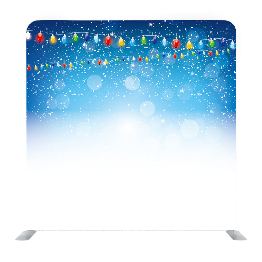 Blue Christmas Background Backdrop